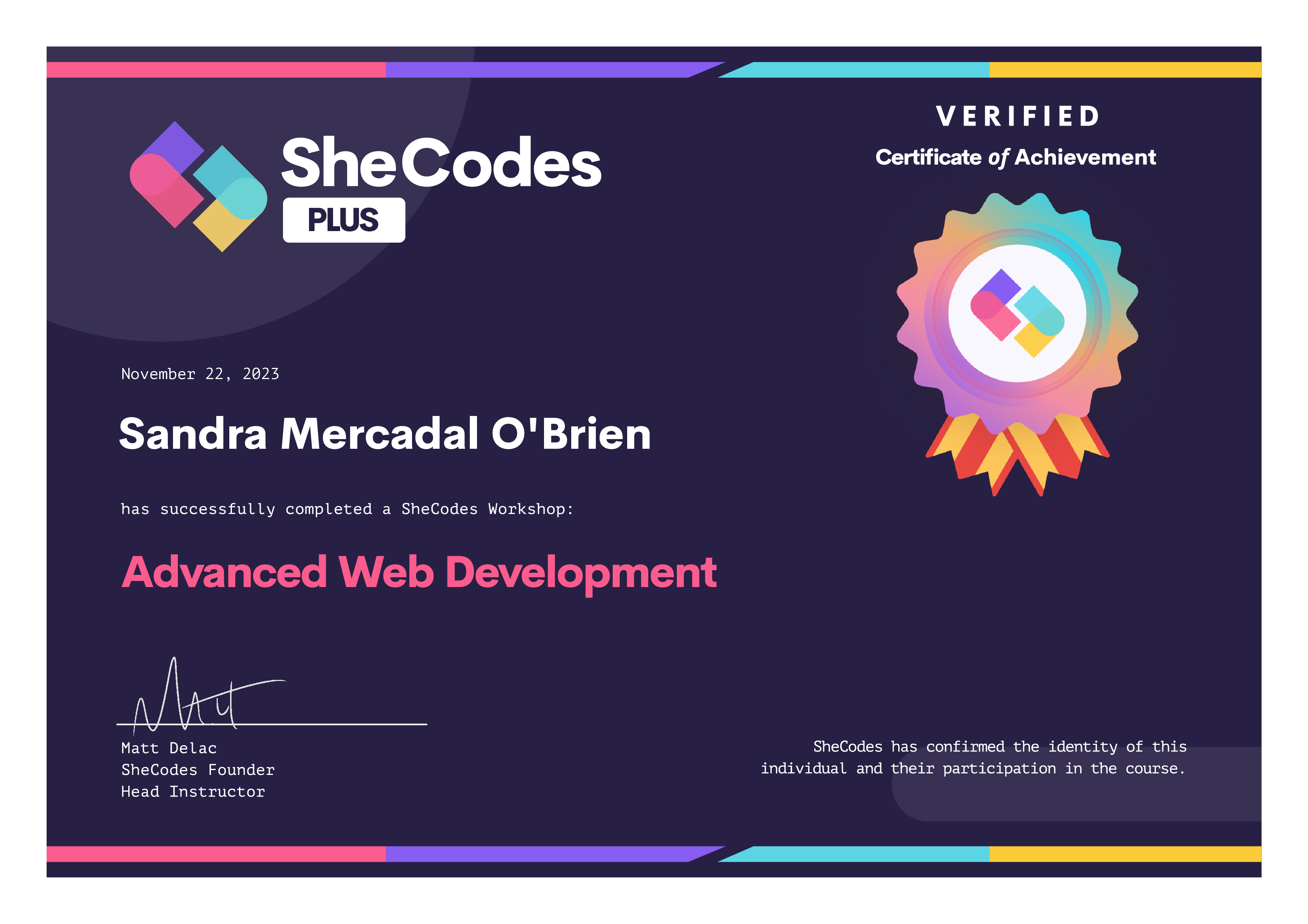 SheCodes Plus Add-on Coding course